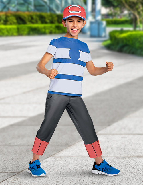 Ash Ketchum Pokémon Shirt Costume  Ash pokemon costume, Ash ketchum  costume diy, Pokemon shirts