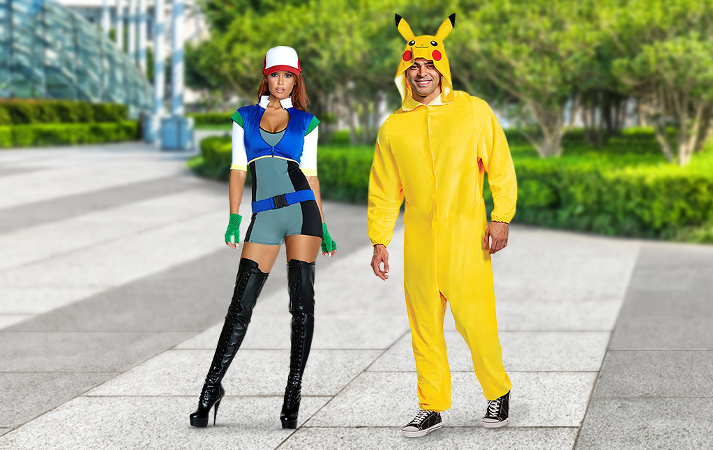 Pok mon Halloween Costumes for Adults Kids