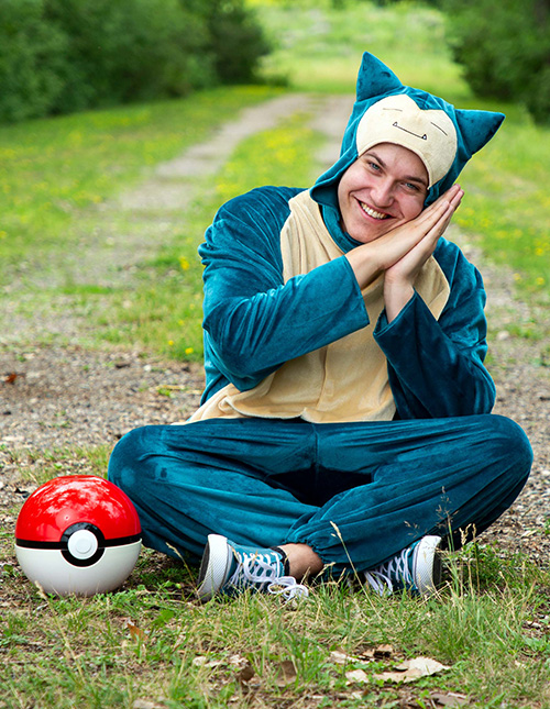 Pokemon Girls Jiggly Puff Hooded Costume 