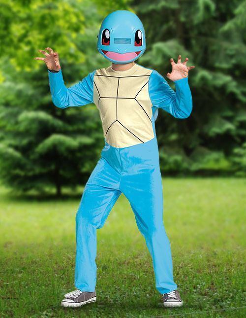 Squirtle costume DIY  Pokemon halloween costume, Squirtle costume, Kids  pokemon costume