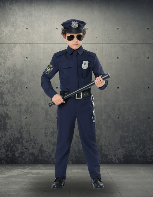 Kids American Cop Costume