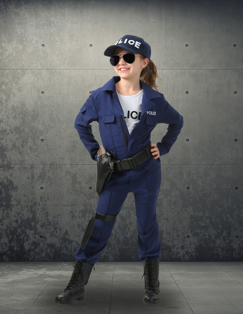 Police costume teenage sales girl