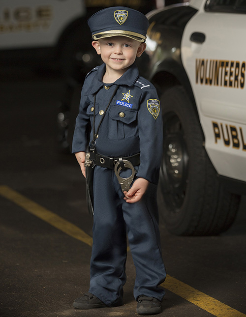 childrens dressing up police outfit