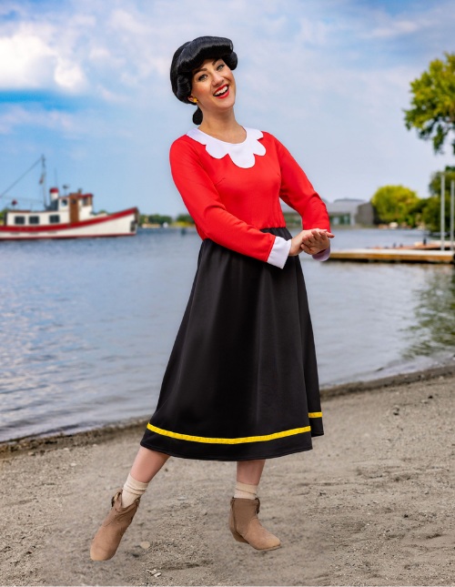 Adult Olive Oyl Costume Adult Olive Oyl Costume