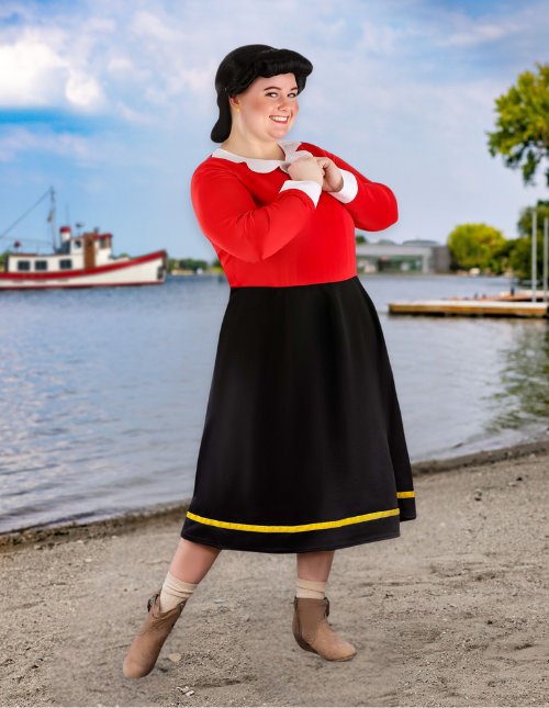 Plus Size Olive Oyl Costume Plus Size Olive Oyl Costume
