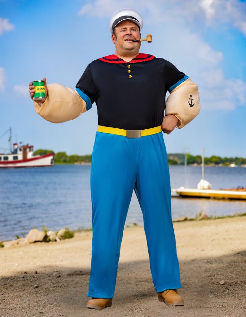 Plus Size Popeye Costume Plus Size Popeye Costume