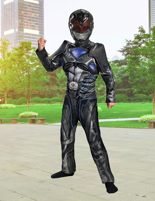 Kids Black Ranger Costume Kids Black Ranger Costume