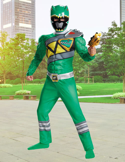 Kids Dino Charge Green Ranger Costume Kids Dino Charge Green Ranger Costume