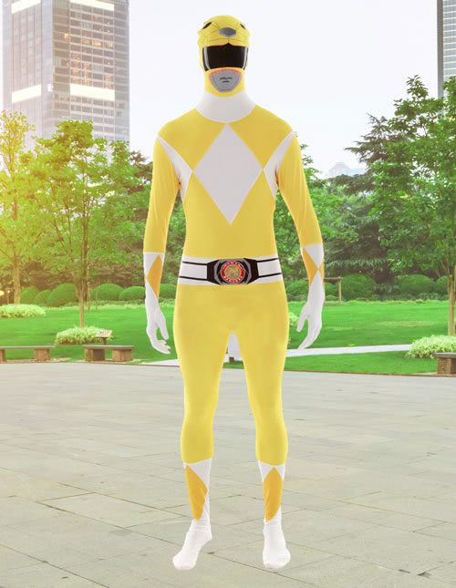 Yellow Power Ranger Costume Yellow Power Ranger Costume