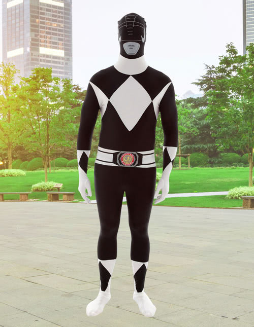 Power Rangers Black Ranger Morphsuit 