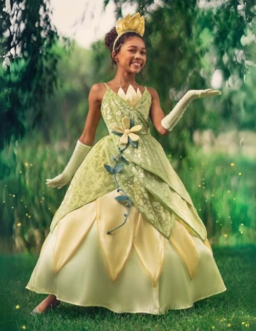 Kids Princess Tiana Costume Kids Princess Tiana Costume