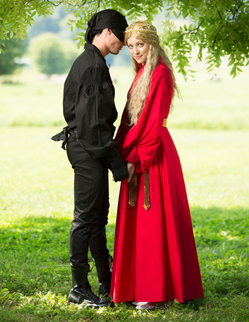 Princess Bride Halloween Costumes for Adults Kids