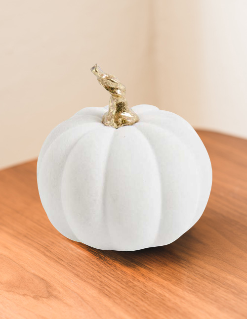 White Pumpkin Decor