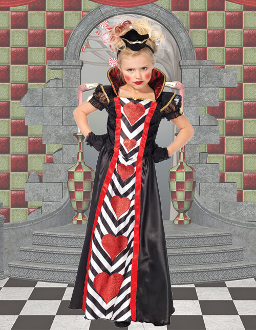 Girls Queen of Hearts Costume Girls Queen of Hearts Costume