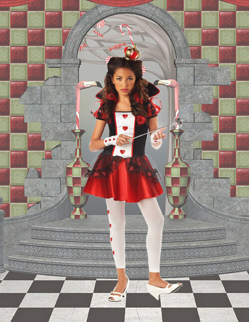 Teen Queen of Hearts Costume Teen Queen of Hearts Costume