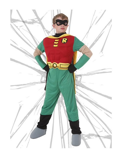 Robin Batwheels Muscle Child Costume