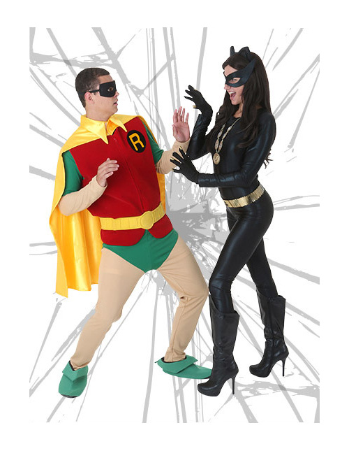 Robin and Catwoman Costumes