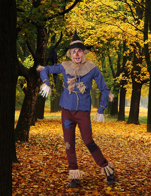 Adult Patchwork Scarecrow Costume