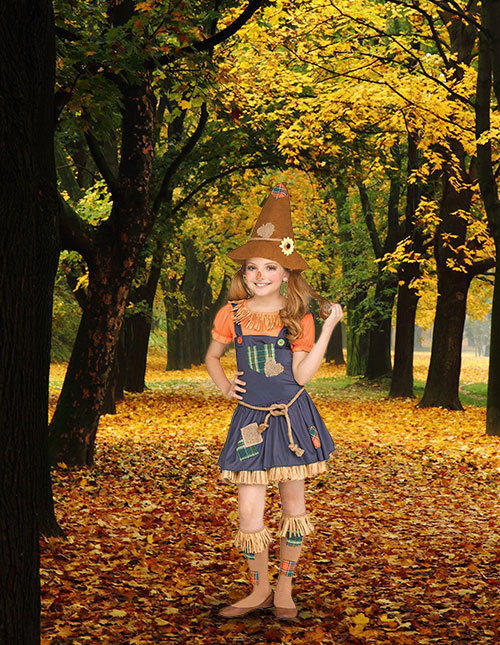 Sweet Scarecrow Girls Costume