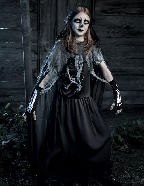 Girls' Grim Reaper Costume