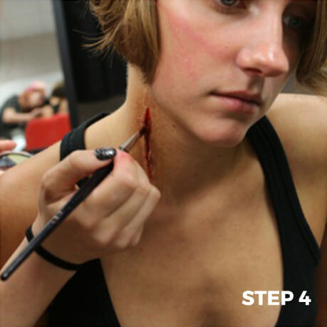 Special Effects Makeup Cut Tutorial - Step 4