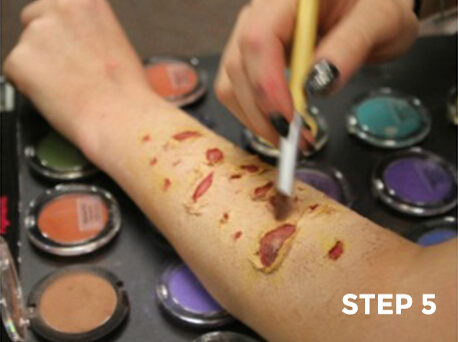 Burnt Skin Makeup Tutorial - Step 5