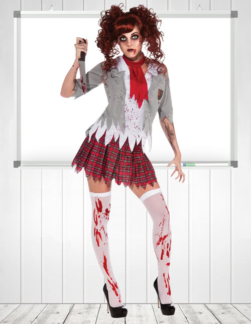 School Girl Zombie Costume School Girl Zombie Costume