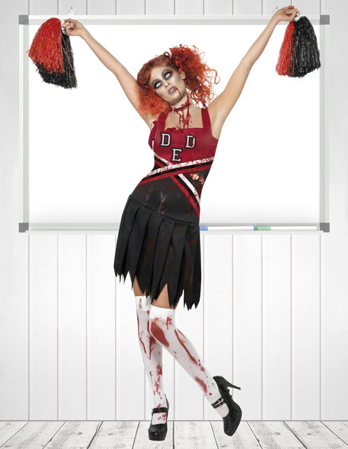 Zombie Cheerleader Girls Costume 834 6194