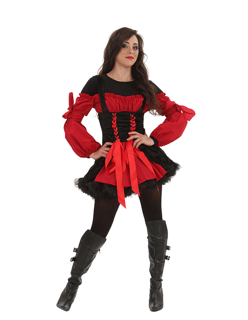 Sexy Pirate Costume with Long Sleeve Shirt