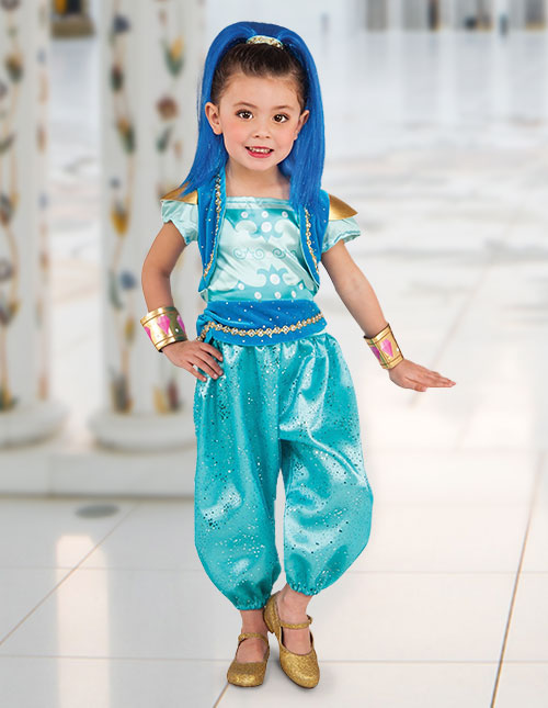 Toddler's Shine - Shimmer and Shine Genie Costume - The Costume Shoppe