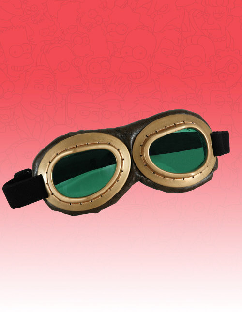 Gold Avaitor Goggles