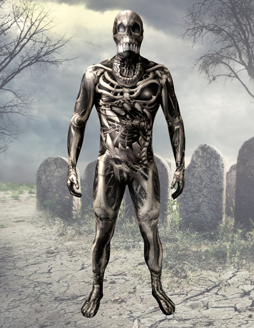 Skeleton Bodysuit 