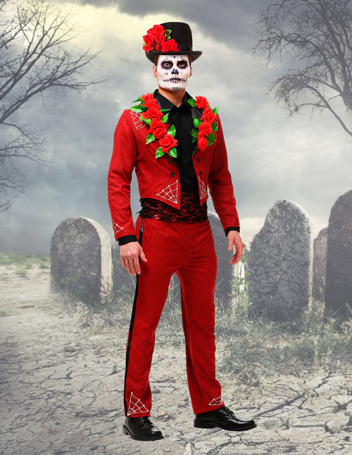 Men’s Day of the Dead Costume 