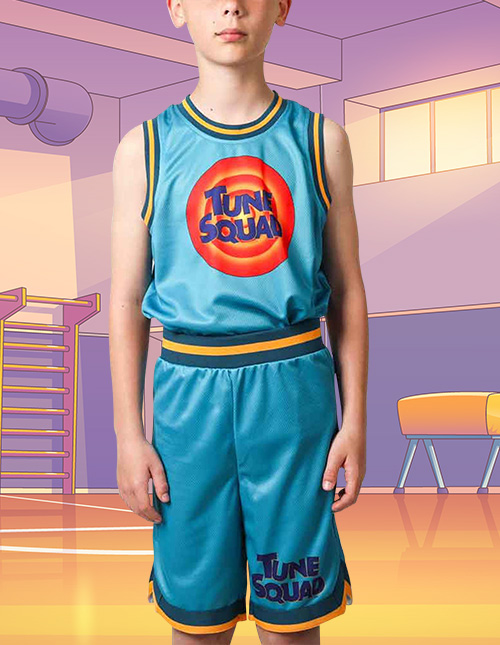 Wile E. Coyote 13 Tune Squad Basketball Jersey with Space Jam Patch