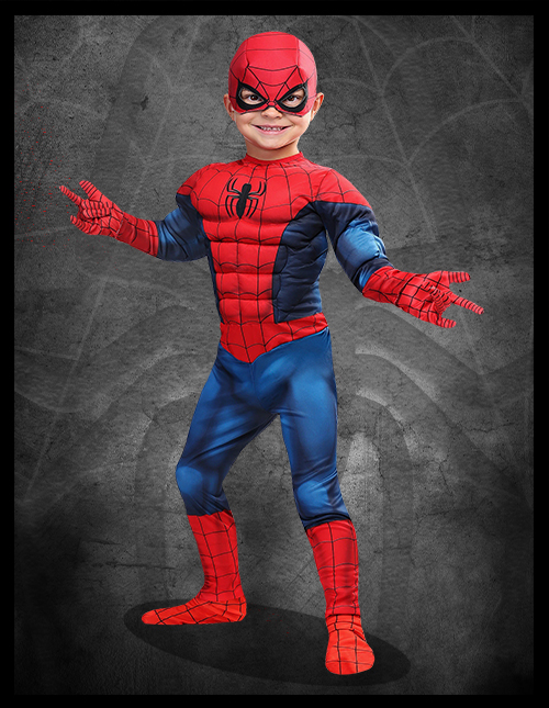 Kids Spiderman Costumes - Child, Infant Black Spiderman Costumes