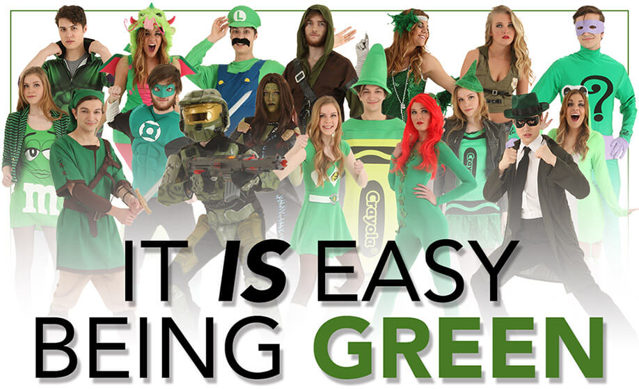 St. Paddy's Day Couples Costume Banner Other Green Costumes