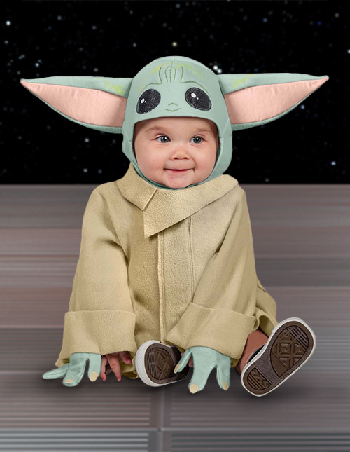 Baby Yoda Suit For Kids Children Cosplay Costume