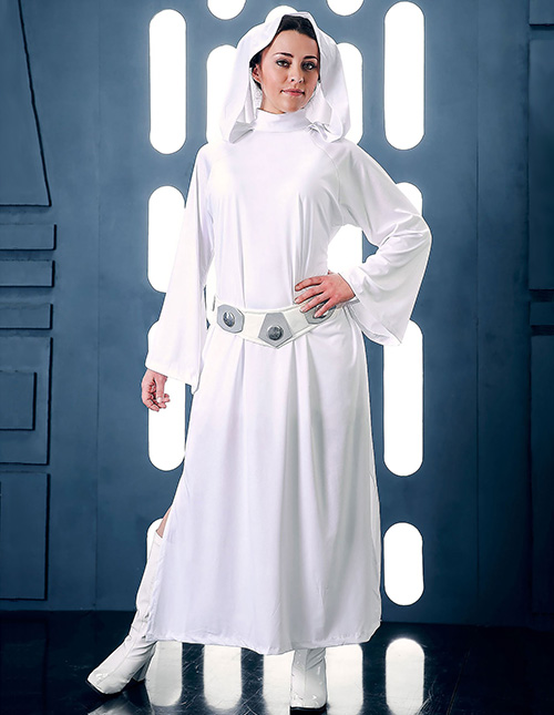 star wars leia white dress