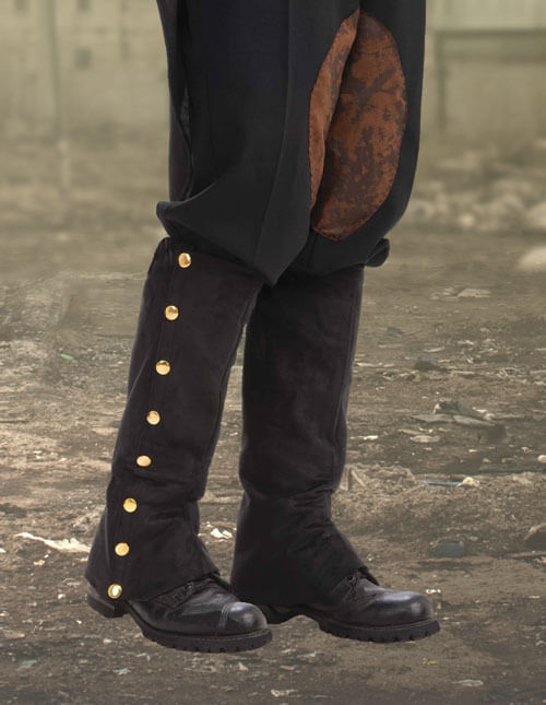 Steampunk Suede Spats Steampunk Suede Spats