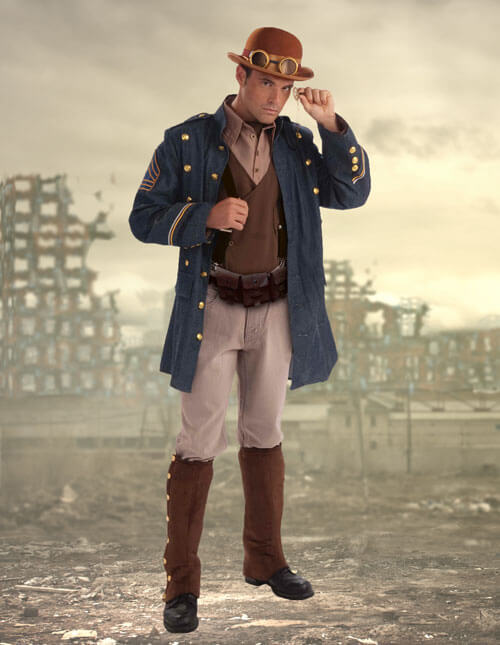 Men's Steampunk Adventurer Costume