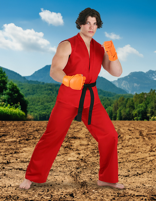 Street Fighter Ryu Costume for Adults