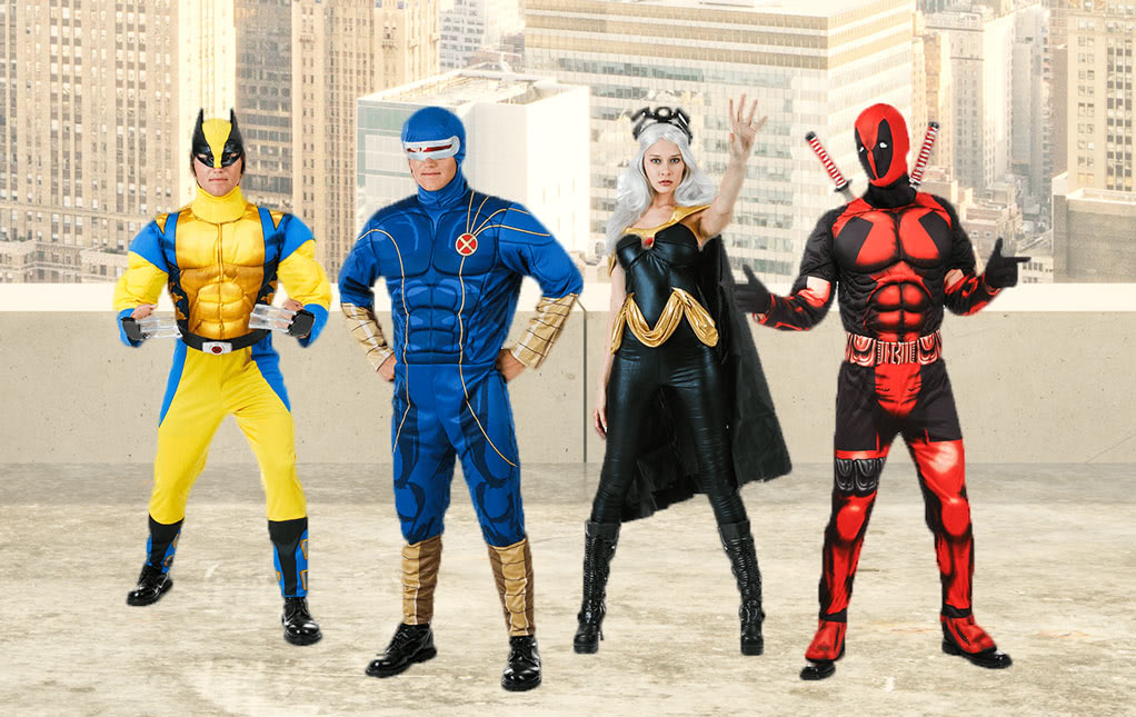 Buy superhero costumes for adults and kids