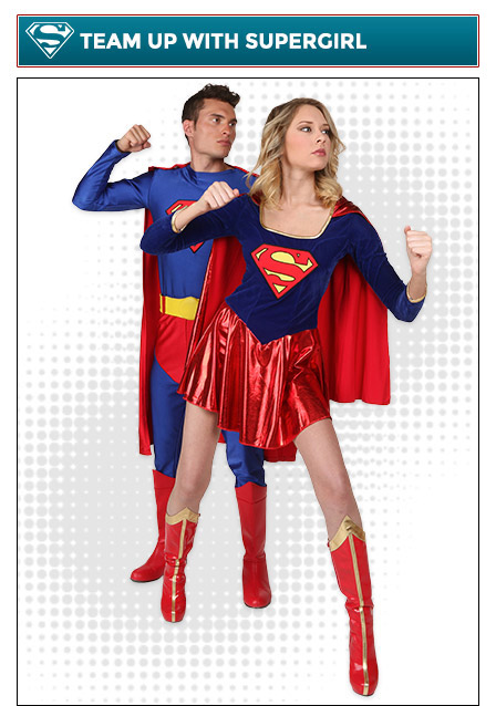All Listings All Superman Costumes. Dress as one of the oldest and most powerful superhero this Halloween when you find yourself a Superman costume! Kids and adults will love being this classic character! Versions new and old and wild will give you plenty of fun options for Halloween! Girls Justice League Superman Costume. New Arrival $ Reg. $