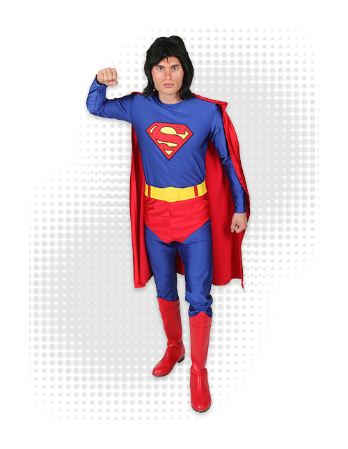 90s Mullet Superman Costume