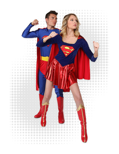 Adult, Kid, Toddler Superman Costumes