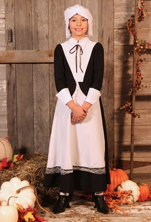 Thanksgiving Costumes - Adult, Child Pilgrim and Indian Costume