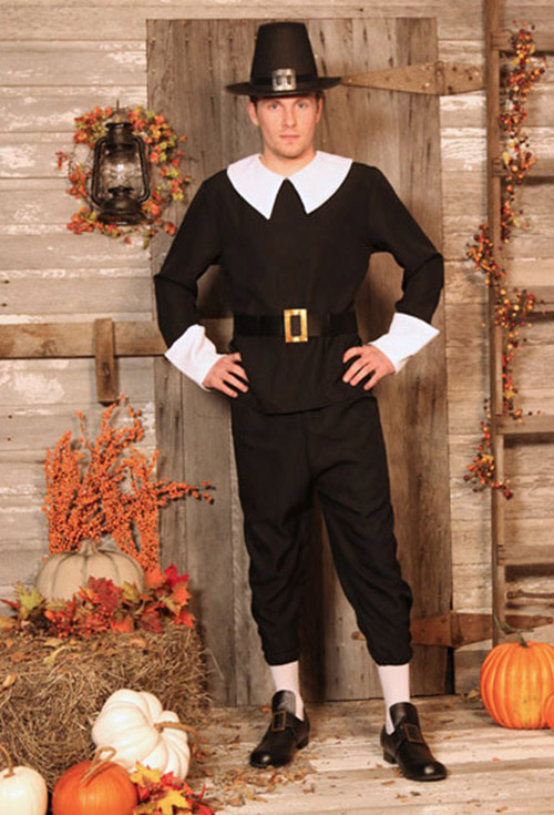 Thanksgiving Day Pilgrim Costume, Traditional Thanksgiving Pilgrim