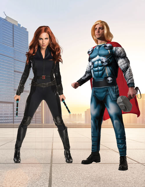 Thor and Black Widow Costumes 