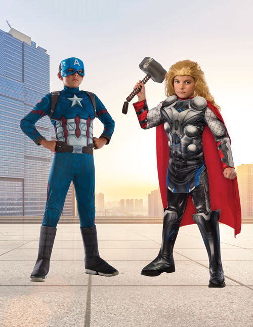 Thor and Captain America Costumes 