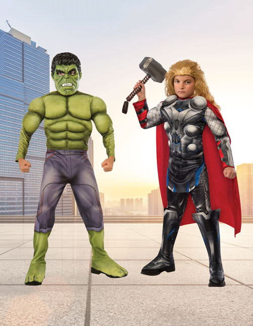 Thor and Hulk Costumes 